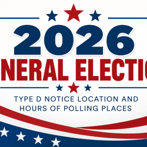 Type D Notice - Location and Hours of Polling Places